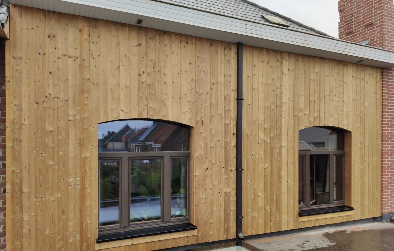 Gevelbekleding in Thermowood